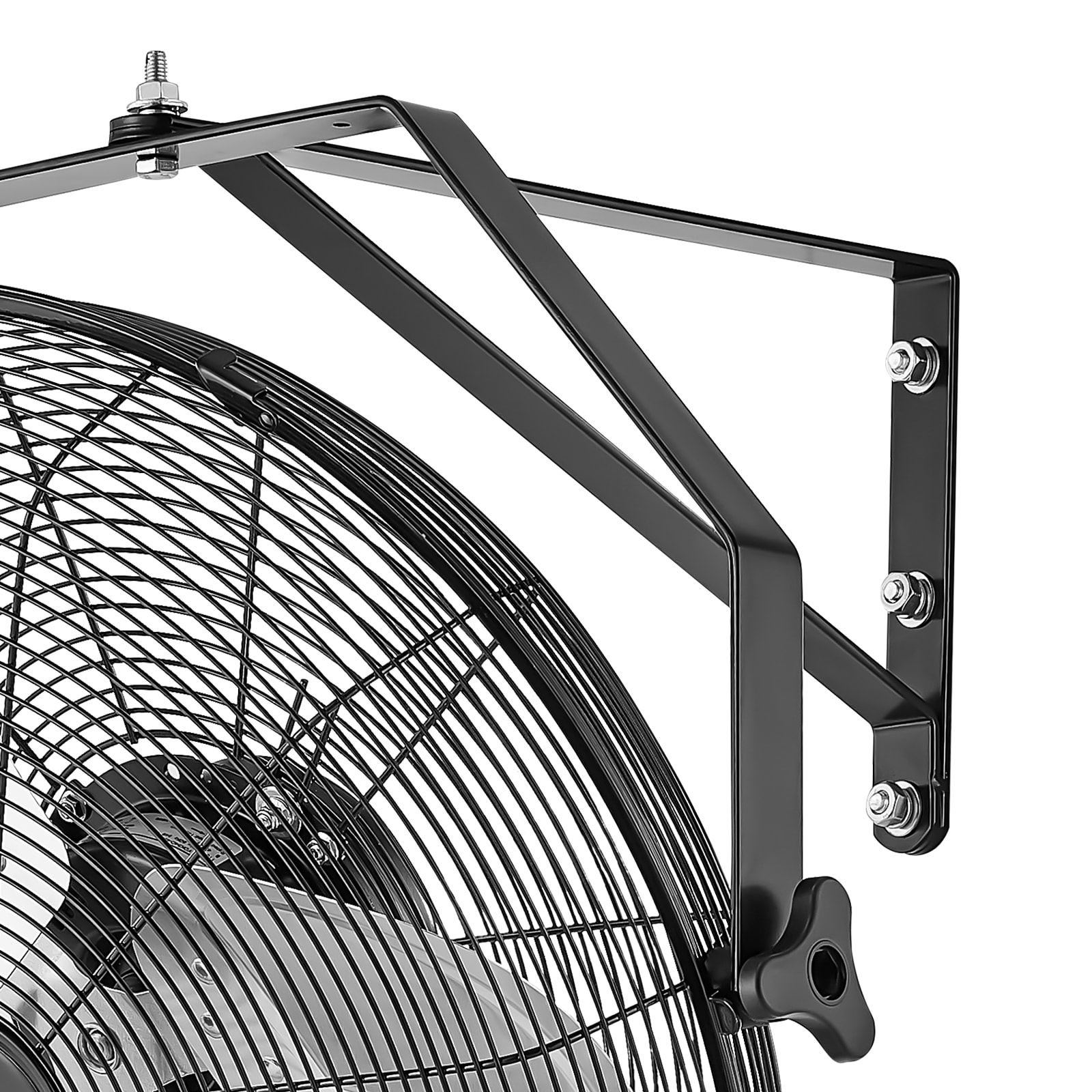 Industrial Wall Mount Fan 3 Speed Powerful Airflow For Workshop_voghion.com